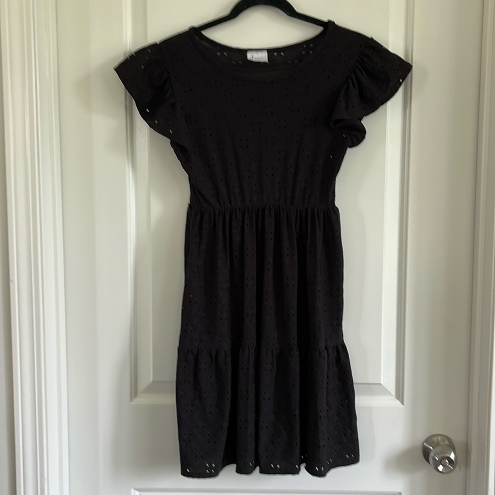 Livi by Olivia Rae black eyelet dress size small